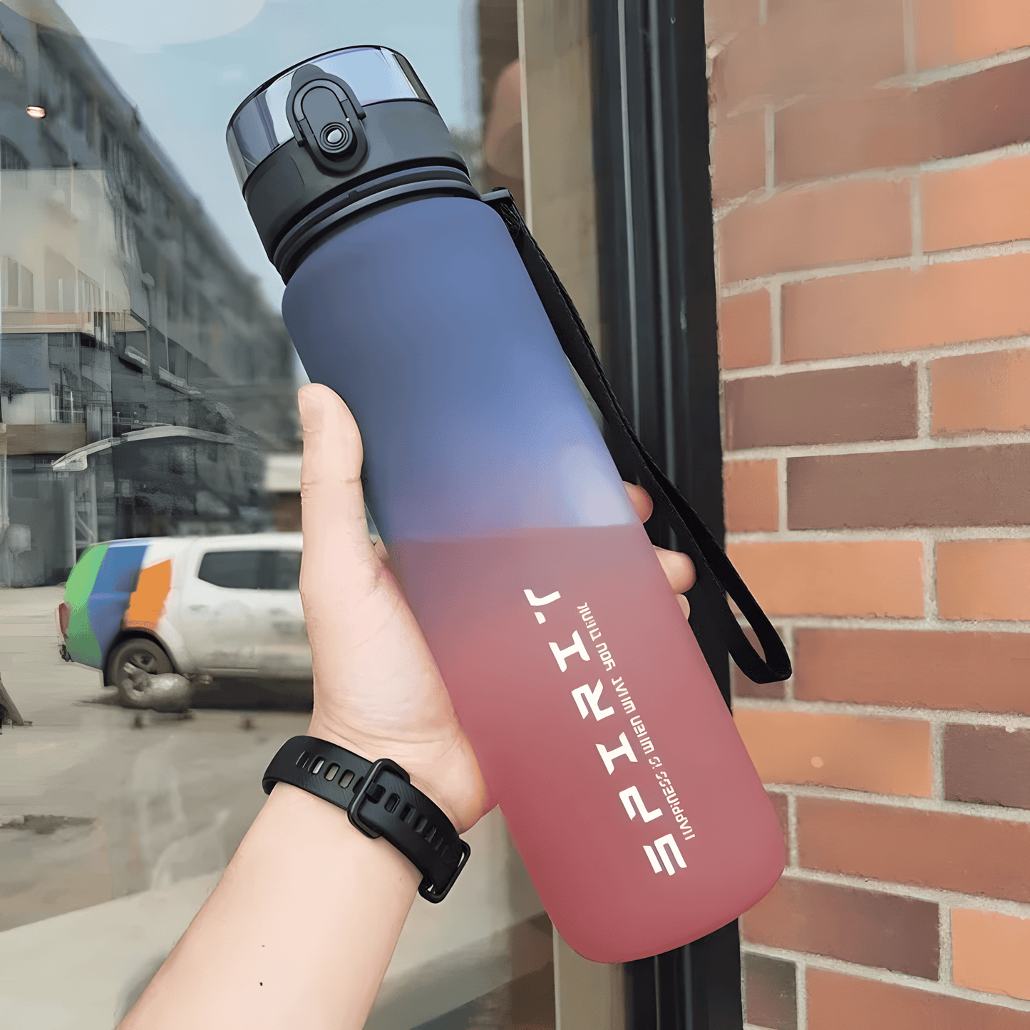 Cravele™ Sports Water Bottle - Spill-Proof Design for Outdoor, Gym, and Fitness