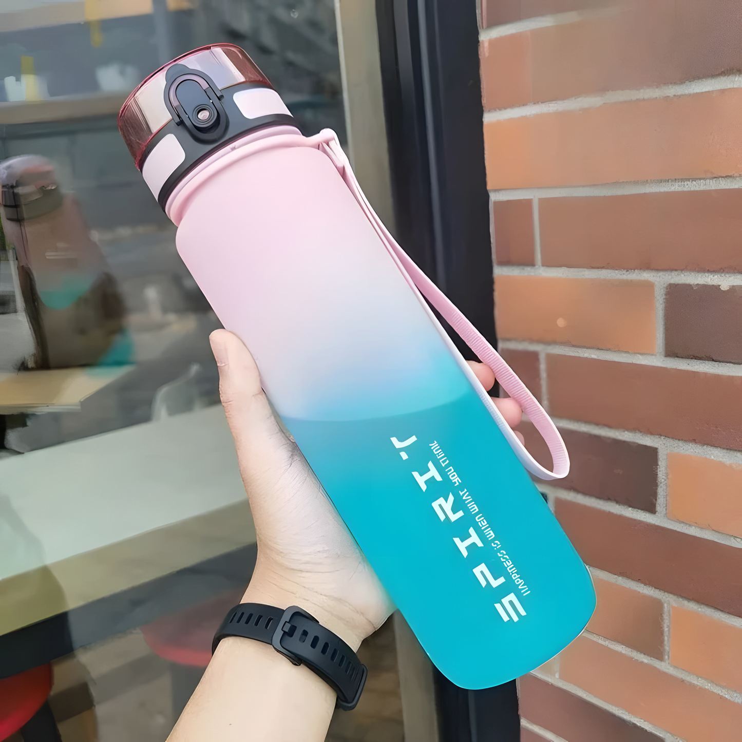 Cravele™ Sports Water Bottle - Spill-Proof Design for Outdoor, Gym, and Fitness